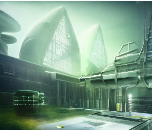 Futuristic Genetic Engineering Laboratory