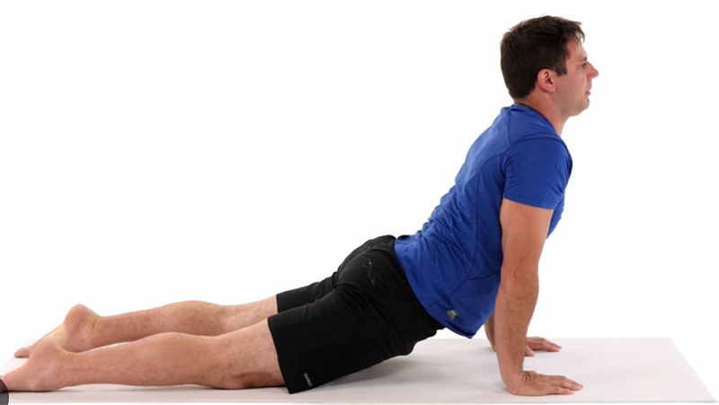 Cobra Pose for Back Relief