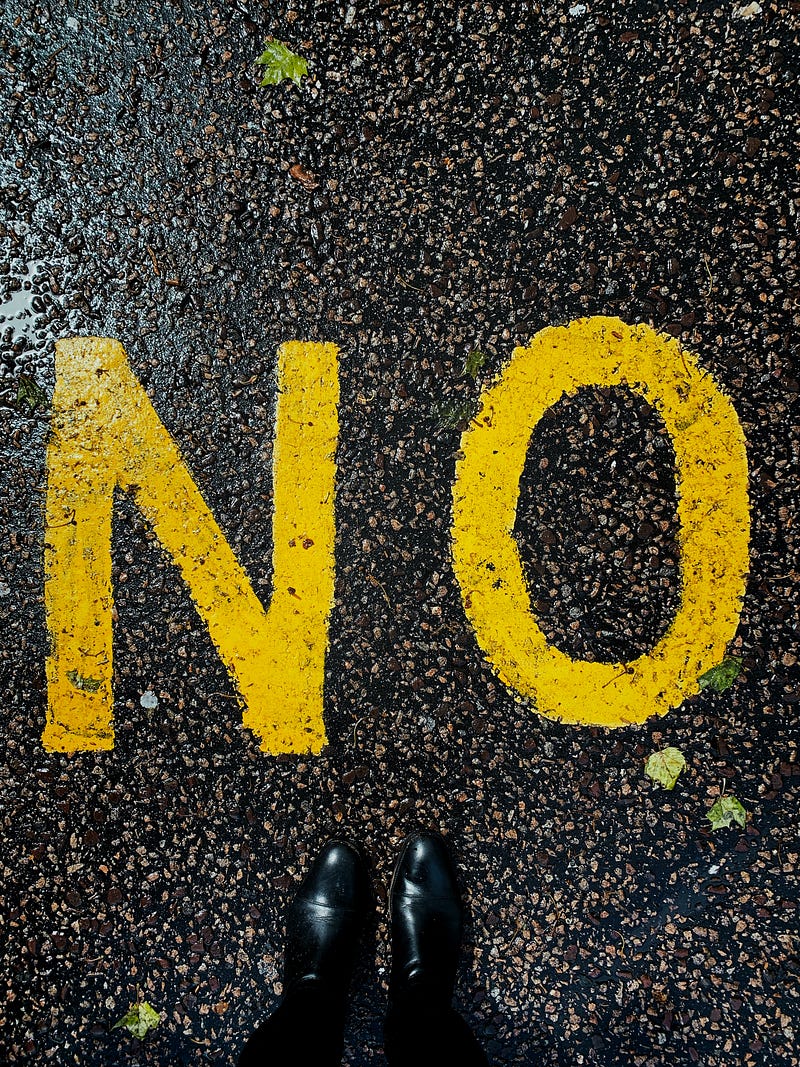 Finding Balance by Saying No