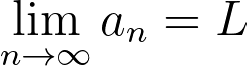 Notation for a limit