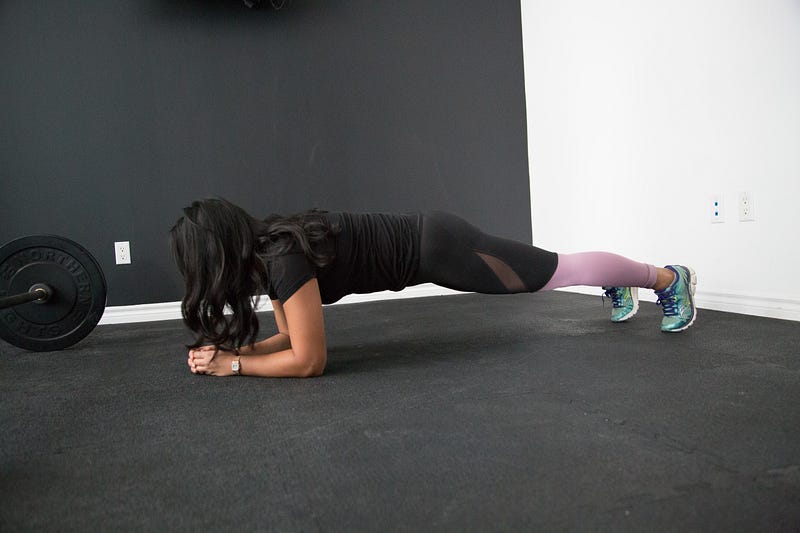 Standard Plank Hold - A less effective core exercise