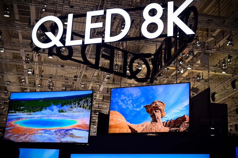 Samsung QLED TV showcasing quantum dot technology