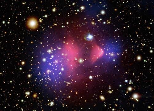 Evidence of Dark Matter in the Bullet Cluster