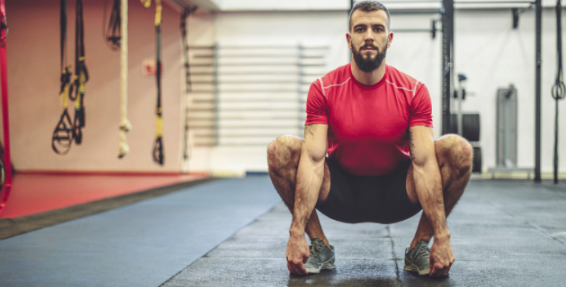 Deep squat for hip and ankle mobility