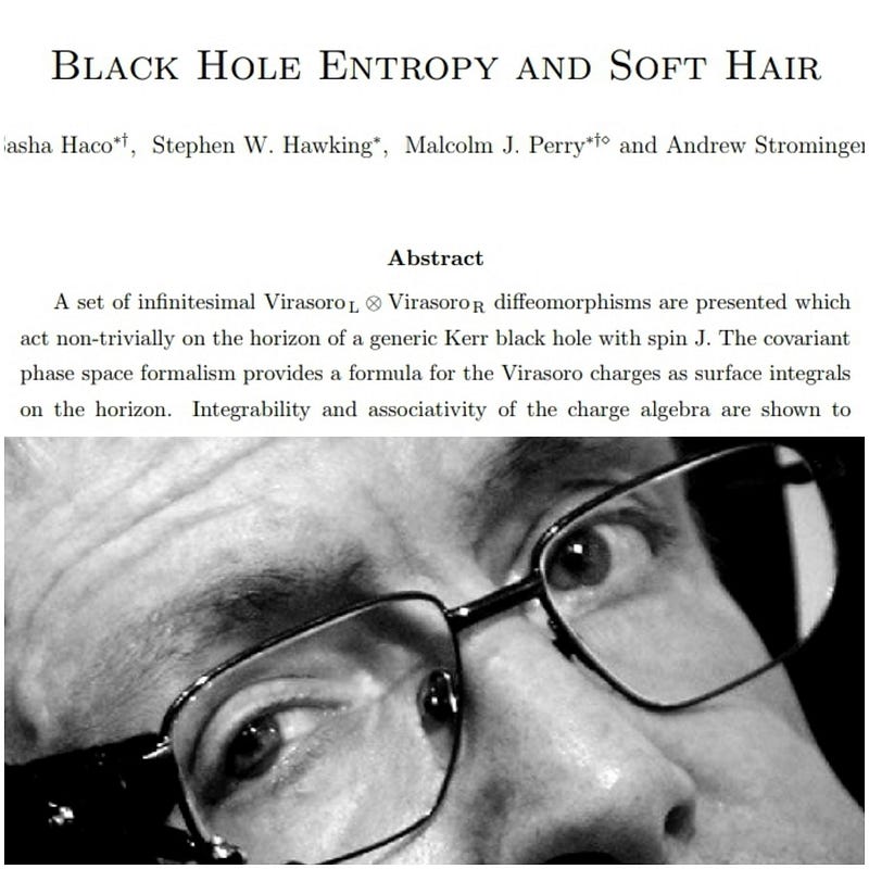 Stephen Hawking's last research paper on black holes