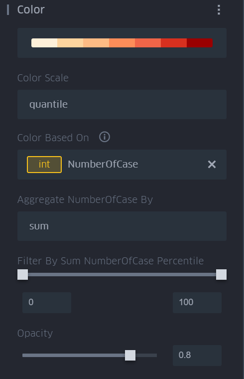 Color settings in Kepler.gl