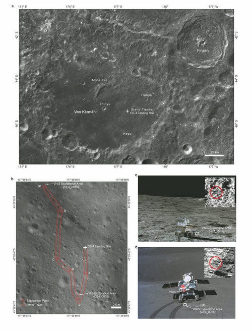 Illustration of China's Lunar Exploration vehicles