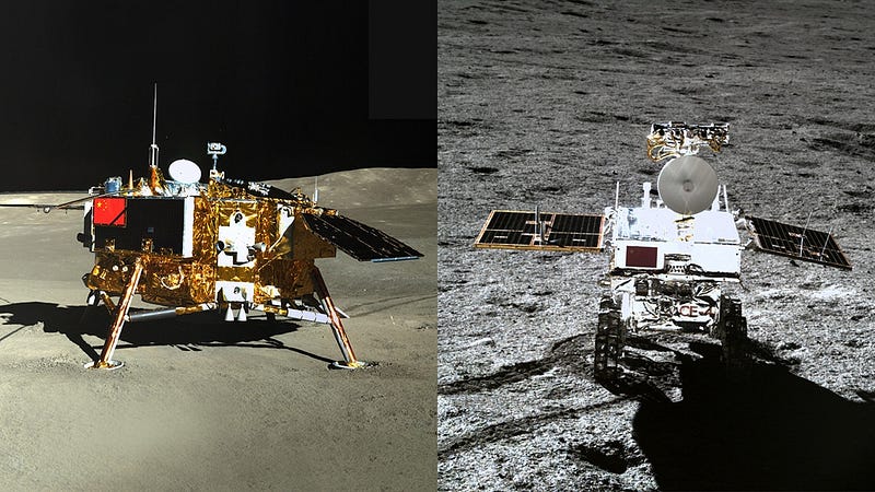 Chang’E 4 lander and Yutu-2 rover