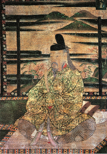 Historical depiction of Japanese court life